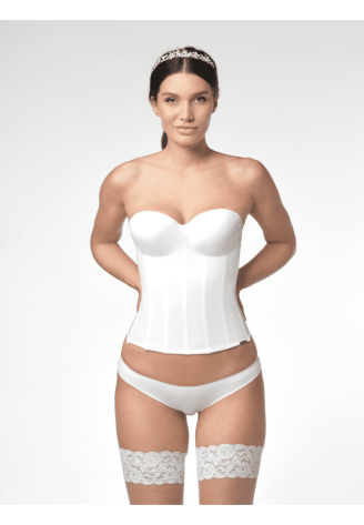 Poirier 18-400 Korsett Seamless Ivory ()