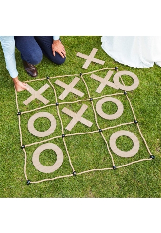 Ginger Ray BR-331 Botanical Wedding Tic Tac Toe ()