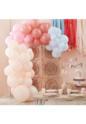 Ginger Ray HAP-100 Happy Everything Muted Pastels Ballonbogen