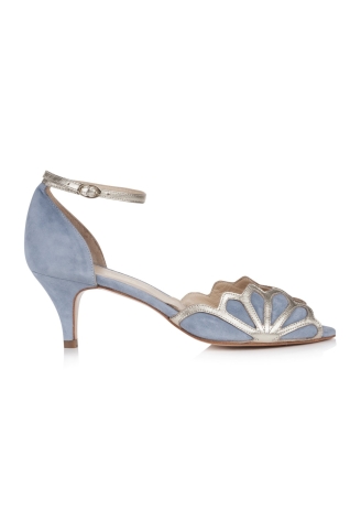 Rachel Simpson Isadora Dusky Blue Brautschuhe ()