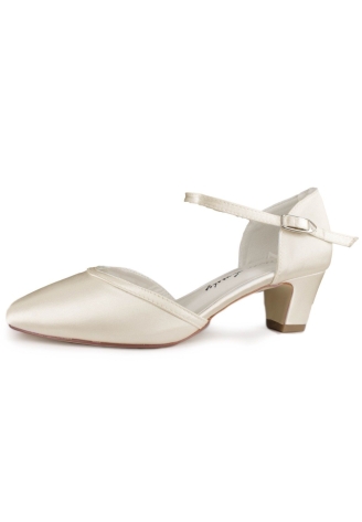 White Lady 754 Ivory-38 Braut schuhe Zweite Wahl ()