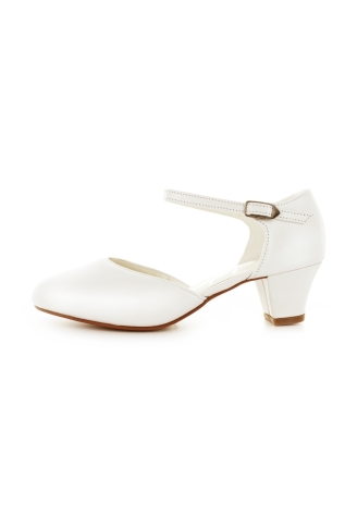 White Lady 850 Offwhite Leder Brautschuhe ()