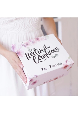 Hochzeits-Countdown-Kalender (mit Schmuck in Silber) ()