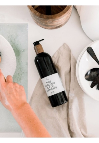 Leeff 18155 Spülmittel Fabulous Fig – Für Küchen, die zum Tanzen einladen, Schwarz