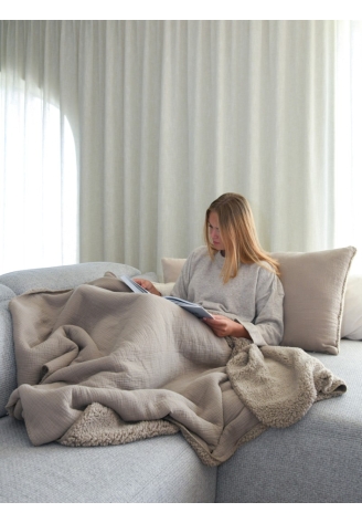 Leeff 18627 Wohndecke Phileine Taupe