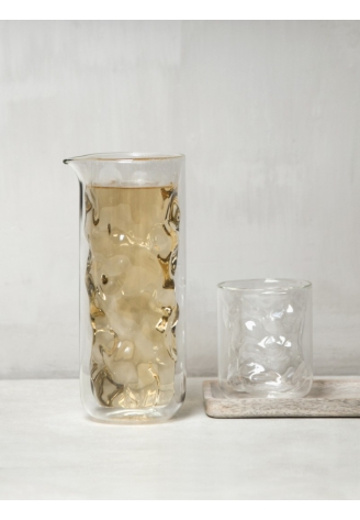 Leeff 18652 Doppelwandiges Trinkglas Daan, Set mit 2 Transparent