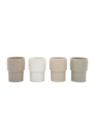 Leeff 18686 Becher Mark, Set mit 4 Mehrfarbig ()