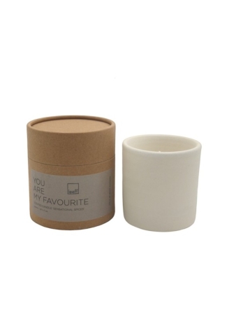 Leeff 18732 Duftkerze Sensational Spices, You are my favourite Natur ()