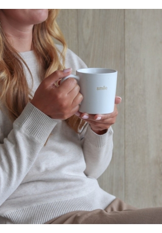 Leeff 18778 Becher Morris – Smile Weiß