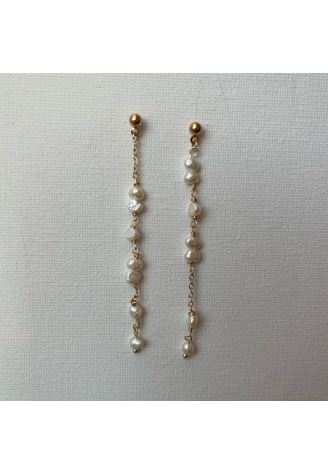Sally Jane Bridal Mila Earrings Gold