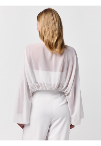 Poirier ST-75322 Strickjacke  Chiffon