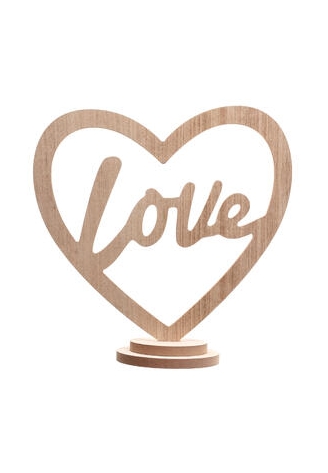 Decoration LOVE Stand Natural
