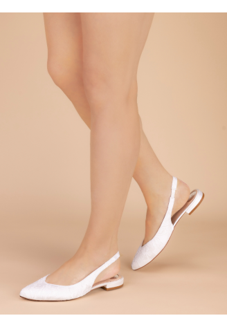 The Perfect Bridal Company Stevie Flock Brautschuhe ()