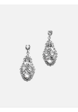 Abrazi Adele Swarovski Ohrringe Silber ()