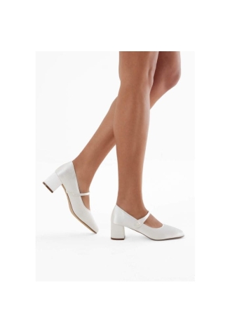 Rainbow Club Abbi Ivory Satin Brautschuhe