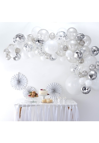 Ginger Ray Silberner Ballonbogen BA-302 ()