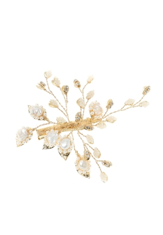 Poirier Haarkamm Hochzeit BB-444 Gold