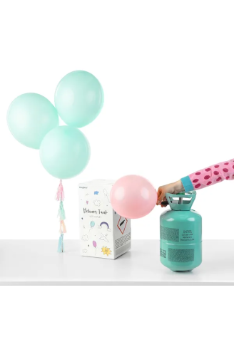PartyDeko Heliumtank Blau
