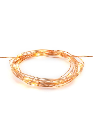 PartyDeko Dekorative LED-Leuchten Kupfer ()