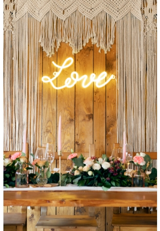 PartyDeko Neon LED Love – Romantische Beleuchtung für deine Hochzeit