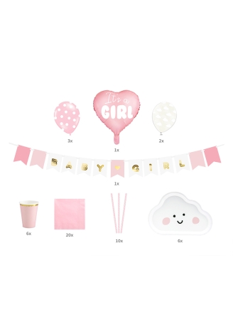 PartyDeko Set It's a girl