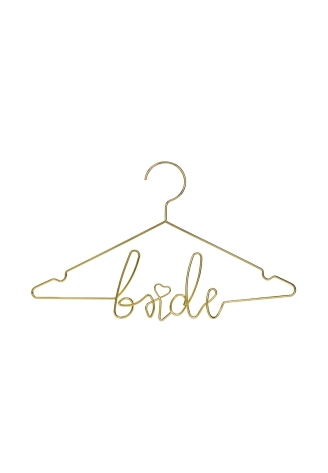 PartyDeko Metallbügel Bride Gold