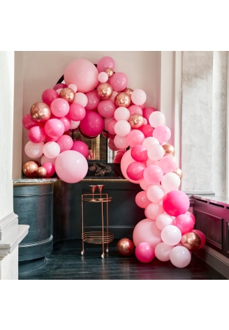 Ginger Ray BA-320 Balloon Arch Luxe Rosa Ballonbogen