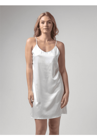 Poirier BN-725B Bride Nachtkleid Satin Ivory ()