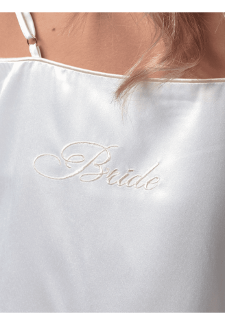 Poirier BN-725B Bride Nachtkleid Satin Ivory