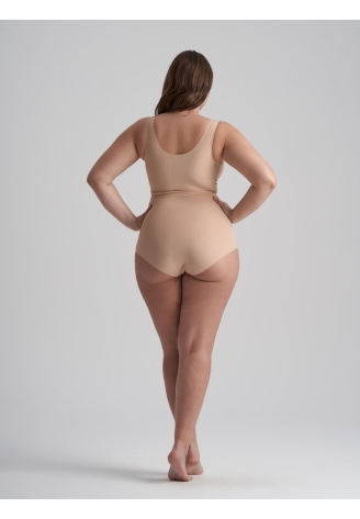 BYE BRA Invisible High Waist Brief Beigefußlinge