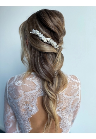 Sally Jane Bridal Celeste Haarkamm Silber ()