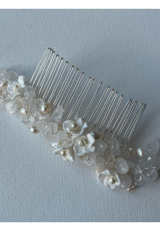 Sally Jane Bridal Celeste Haarkamm Silber