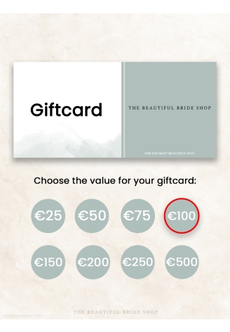 The Beautiful Bride Shop Geschenkgutschein €100