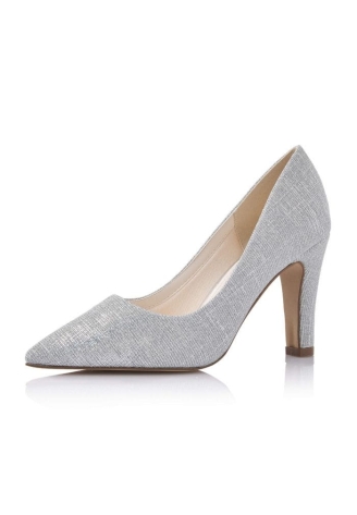 Rainbow Club Fera Silber Metallic Brautschuhe ()