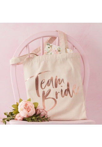 Ginger Ray FH-224 Floral Hen Leinentasche ()