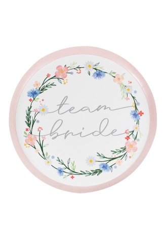 Ginger Ray BOHO-308 Floral Plates