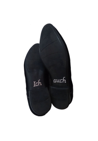 Ich Auch-Hochzeitsschuhe Aufkleber