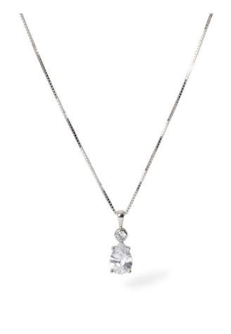 Abrazi Soraya Kette Silber 42cm