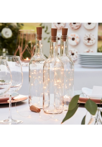 Ginger Ray BR-363 Botanical Wedding Flasche LED-Beleuchtung ()