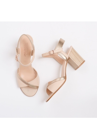 Content Luna Brautschuhe Blush Bronze