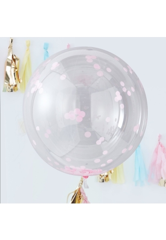 Ginger Ray PM-388 Pick & Mix Rosa Orbz Ballons