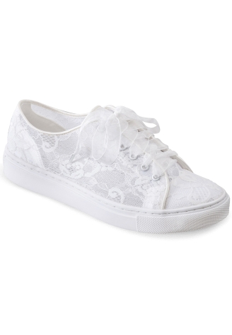 G. Westerleigh Nadine Braut Sneaker ivory mit Spitze ()