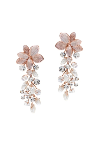 Poirier NC-1334 Ohrringe Rosegold 