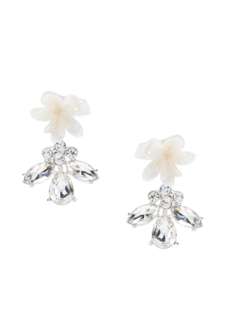 Poirier NC-1345 Ohrringe Ivory/Silber 