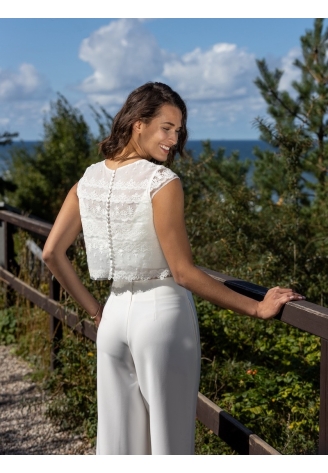 Novias Emanuelle Spitze Bolero