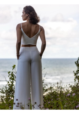 Novias Esmeralda Top Elfenbein