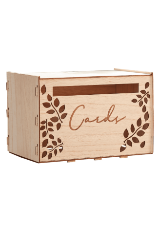 Ginger Ray PAMA-112 Hochzeitskartenbox aus Holz