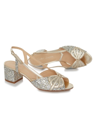 Rachel Simpson Kitty Glitzer Brautschuhe