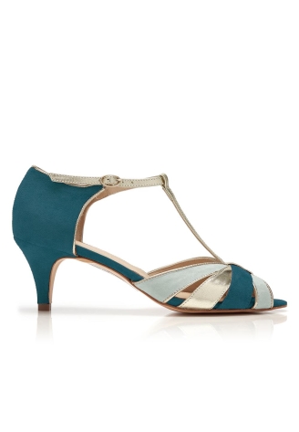 Rachel Simpson Maya Brautschuhe Teal ()