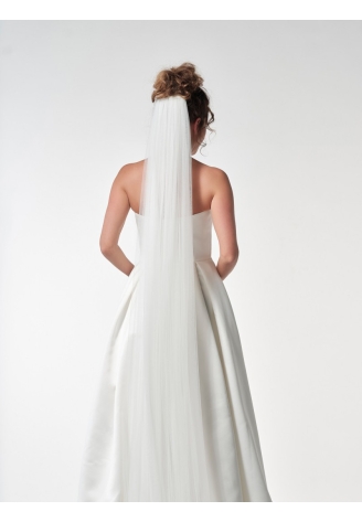 Poirier Schleier S12-250-1-SOFT-Weiß - 250 cm ()